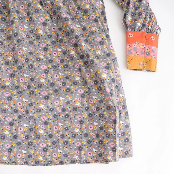 Celia B BuckEye Tree Puff Sleeve Multicolor Floral Mini Dress S - Picture 5 of 16